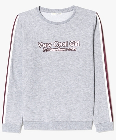 GEMO Sweatshirt imprimé en molleton Gris
