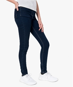 jean fille coupe skinny taille haute bleu8010501_1