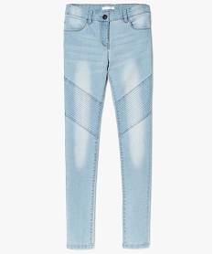 jean slim bleached motard gris jeans8010601_1