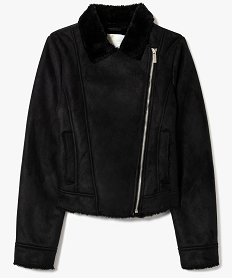 SANS GENRE BLANC BLOUSON NOIR