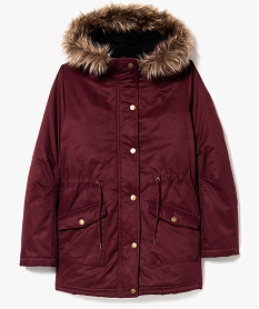 parka col  e sherpa rouge8014501_1