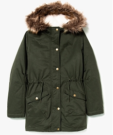 GEMO Parka col  e sherpa Vert