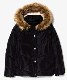 JUPE ECRU BLOUSON NOIR