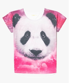 GEMO Tee-shirt ado fille à motifs dore