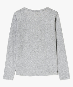 tee-shirt manches longues motif a sequins gris tee-shirts8021801_3