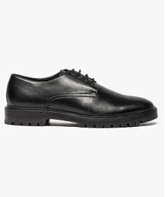 derbies homme en cuir a semelle crantee noir chaussures de ville8035201_1