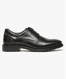 derbies en cuir a talon crante noir8038501_1