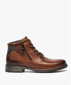 GEMO Boots homme style workwear Orange
