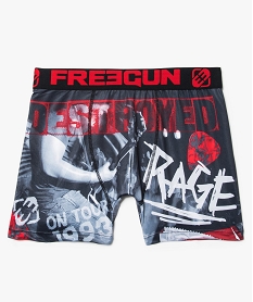 boxer microfibre imprime - freegun multicolore boxers et calecons8044001_1