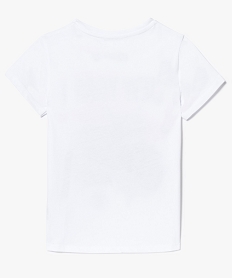 tee-shirt a manches courtes avec motif harley davidson blanc8053001_2