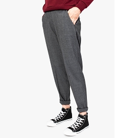 PANTOUFLE GRIS PANTALON GRIS FONCE