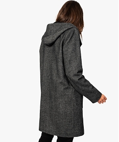 manteau femme facon duffle-coat a boutonnage decale multicolore8058801_3