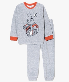 GEMO Pyjama 2 pièces garçon avec motif requin Gris