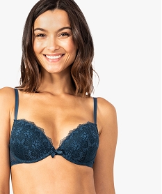 GEMO Soutien-gorge à bonnets coqués en dentelle Bleu