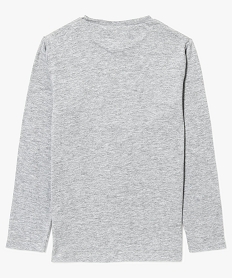 tee-shirt coton manches longues imprime - la pat patrouille gris8078201_2