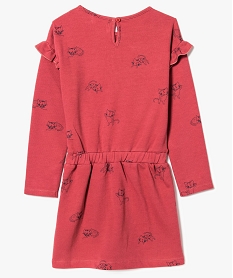 robe sweat a pois rose8082801_2