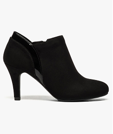 GEMO Low-boots femme à talon haut Noir