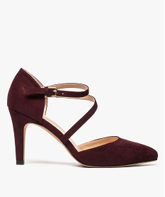 escarpin uni a brides rouge8094201_1