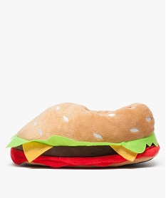 chaussons garcon 3d en forme de burger orange8094401_3