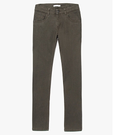 pantalon garcon 5 poches coupe slim en stretch vert8129001_1