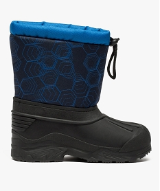 bottes apres-ski avec tige imprimee bleu8133901_1