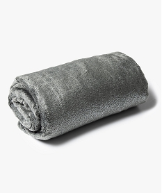 GEMO Plaid à paillettes Gris