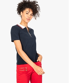 HOMEWEAR RASPBERRY RADIA POLO BLEU