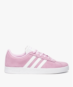 GEMO Tennis femme avec dessus en suédine - Adidas VL Court 2.0 Rose