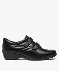 GEMO Chaussures femme gamme confort dessus cuir - Bopy Noir