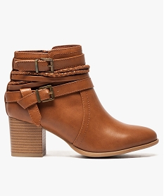 BOOTS GRIS BOOTS CAMEL