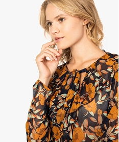 blouse imprimee pour femme avec motifs fleuris imprime8321201_2