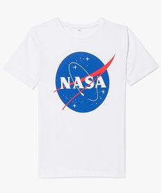 GEMO Tee-shirt à manches courtes garçon - Nasa Blanc