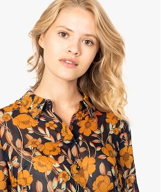 chemise vaporeuse pour femme a motifs fleuris imprime8330601_2