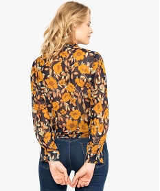 chemise vaporeuse pour femme a motifs fleuris imprime8330601_3