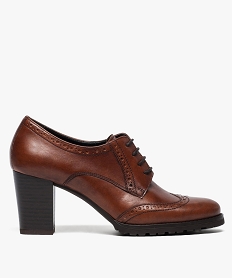 CHEMISE KAKI CHAUSSURE TALON COGNAC