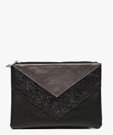 pochette porte main a chevrons brun8370001_1