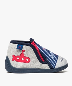 chaussons bebe semelle interieure cuir style marin - absorba bleu8372201_1