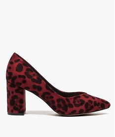 TOILE ROSE CHAUSSURE TALON ROUGE/NOIR