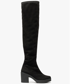 bottes femme cuissardes a talon et semelle plateforme noir8376801_1