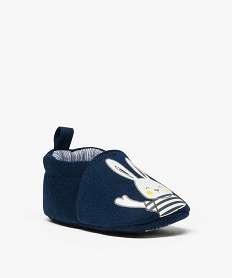 chaussons de naissance avec motif lapin bleu chaussures de naissance8384901_2