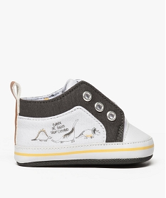 chaussons de naissance avec motifs dinosaures blanc8385201_1