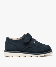 derbies garcon  avec fermeture a scratch bleu8392601_1