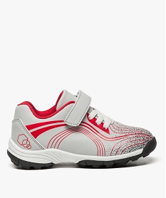 HOMEWEAR ROUGE CHAUSSURE SPORT GRIS/ROUGE