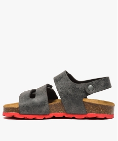 sandales garcon avec semelle ergonomique gris sandales et nu-pieds8396701_3