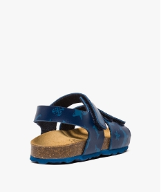 sandales garcon avec semelle ergonomique bleu sandales et nu-pieds8396801_4