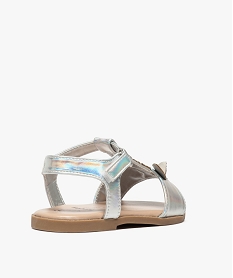 sandales fille iridescentes a paillettes et motif licorne gris8399601_4
