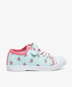 GEMO Tennis fille en toile avec motifs pastèques Vert