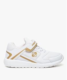 GEMO Baskets garçon bimatières - Freegun Blanc