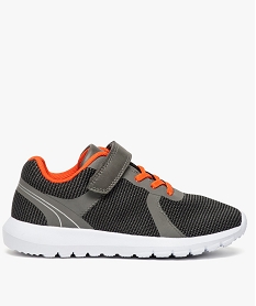 GEMO Baskets garçon en mesh ultra-légère avec bandes réfléchissantes gris standard