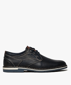 derbies avec surpiqures contrastantes bleu8417701_1